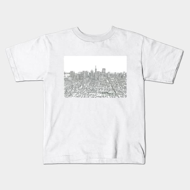 San Francisco Kids T-Shirt by valery in the gallery